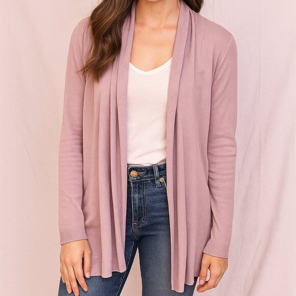 Express Cardigan - Mauve Pink - Picture 1 of 8